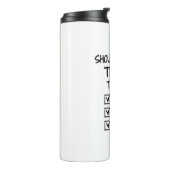 Should I play tennis today? Thermosbeker (Gedraaid links)