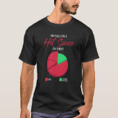 Should I Put Hot Sauce On This Pie Graph T-shirt (Voorkant)