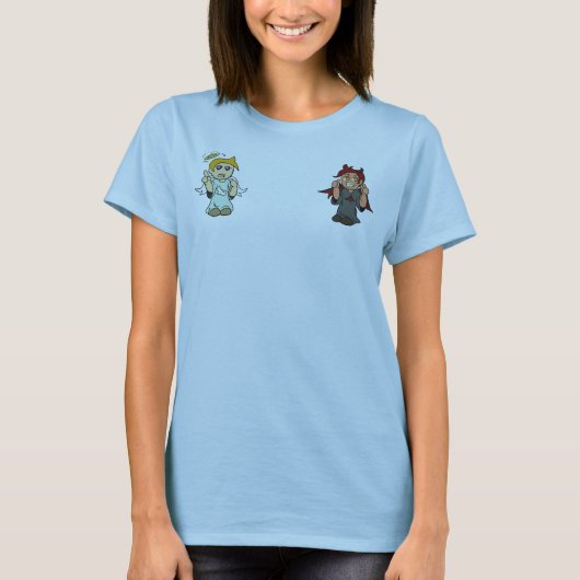 Shoulder Angel / Devil Shirt (Voorkant)