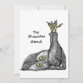 Shoulder Stand Feestdagenkaart (Voorkant)