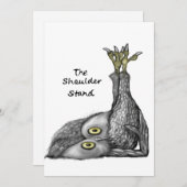 Shoulder Stand Feestdagenkaart (Voorkant / Achterkant)