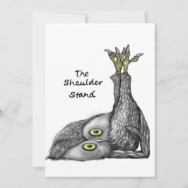 Shoulder Stand Feestdagenkaart