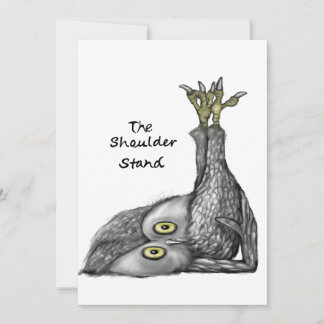 Shoulder Stand Feestdagenkaart