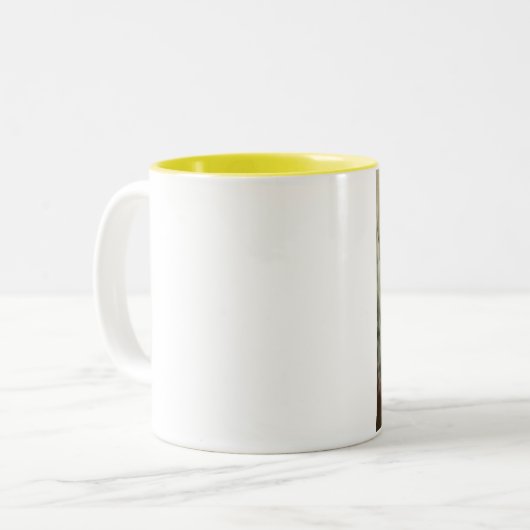 'Shout At' Indiër Tweekleurige Koffiemok (Voorkant links)