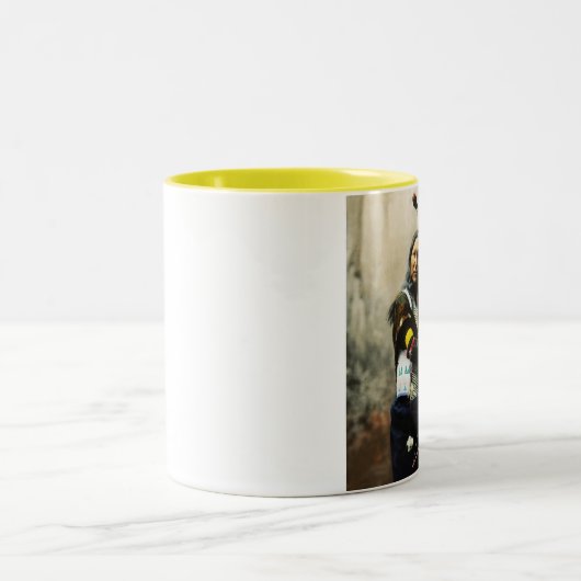 'Shout At' Indiër Tweekleurige Koffiemok (Center)