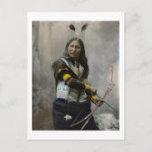 Shout At, Oglala Sioux, 1899 Briefkaart (Voorkant)