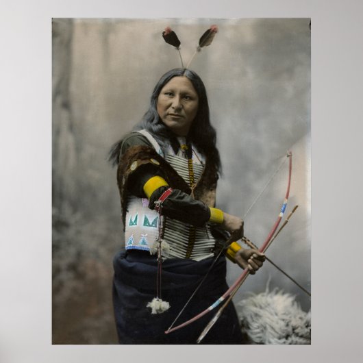 Shout At, Oglala Sioux, 1899 -  Poster (Voorkant)