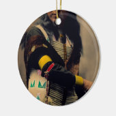 Shout in Oglala Sioux 1899 Keramisch Ornament (Links)