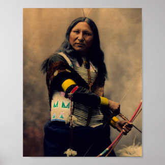 Shout in Oglala Sioux 1899 Poster