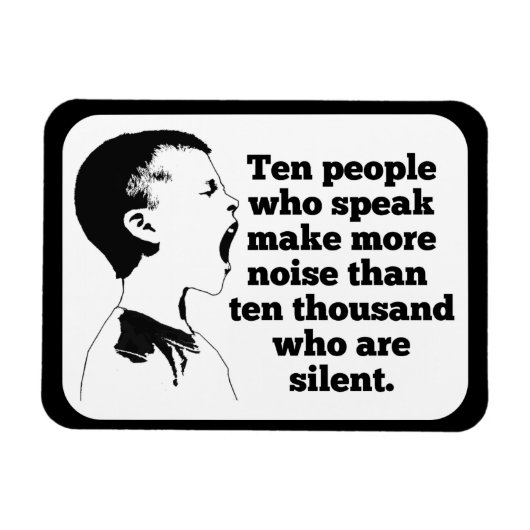 "Shout" Magnet Magneet (Horizontaal)