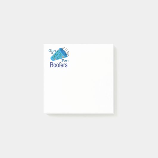 Shout Out voor Dakdekkers Post-it® Notes (Voorkant)