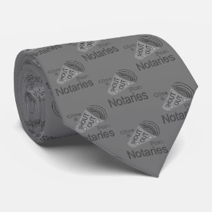 Shout Out voor notarissen Stropdas