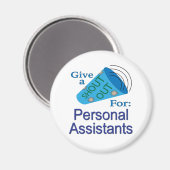 Shout Out voor persoonlijke assistenten Magneet (Voorkant / Achterkant)