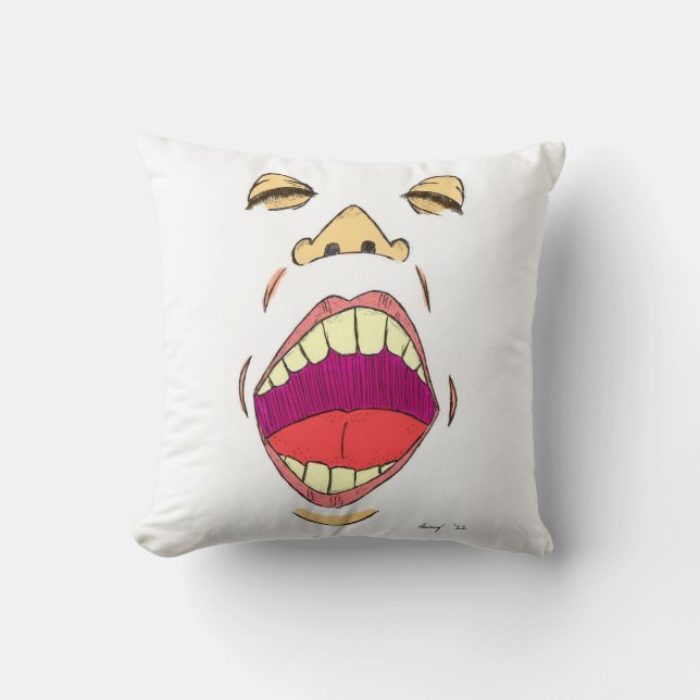 "Shout" Pillow Kussen (Voorkant)