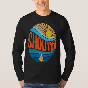 Shouta Vintage Zonsondergang Shouta Groovy Tie Dy T-shirt