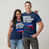 Shove Pistool Control Up Funny 2nd Amendment T-shi T-shirt (Unisex)