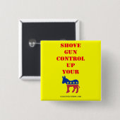 SHOVE PISTOOL CONTROL VIERKANTE BUTTON 5,1 CM (Voorkant /achterkant)