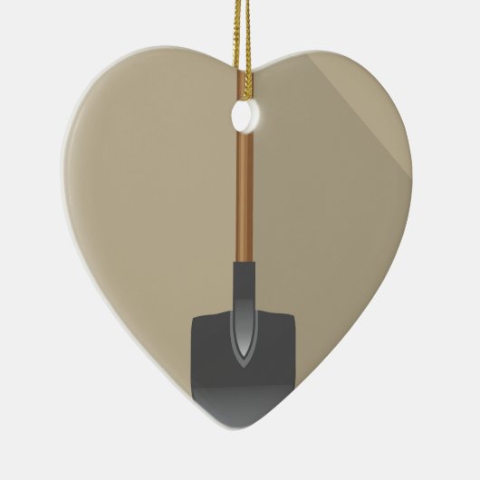 Shovel Vector Illustratie Keramisch Ornament (Rechts)