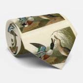 Shoveller Duck - van Audubon's Birds of America Stropdas (Opgerold)