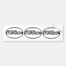 Shovelnose Sturgeon Euro Stickers