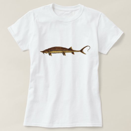 Shovelnose Sturgeon - Scaphirhynchus platorynchus T-shirt (Design voorkant)