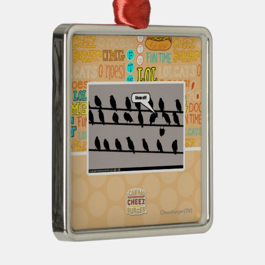 Show af! metalen ornament (Rechts)