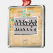 Show af! metalen ornament (Links)