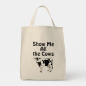 Show, alle Koeien Tote Bag (Achterkant)