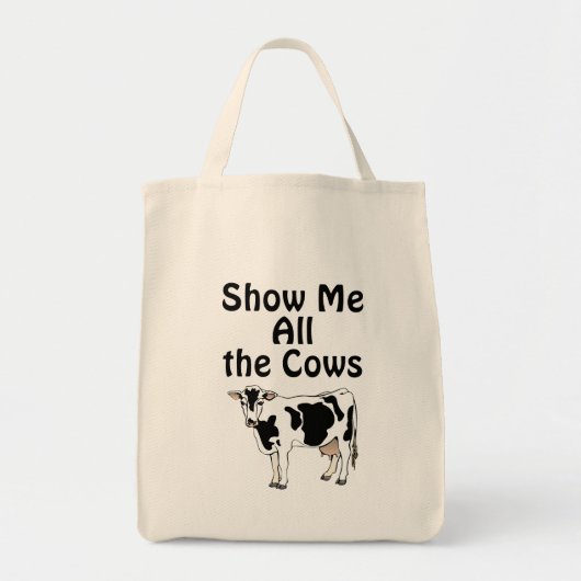Show, alle Koeien Tote Bag (Voorkant)