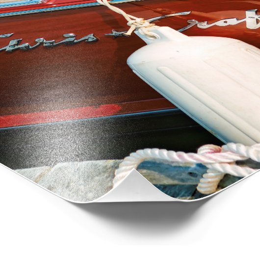 Show Antiek Boat 8 Foto Afdruk (Hoek)