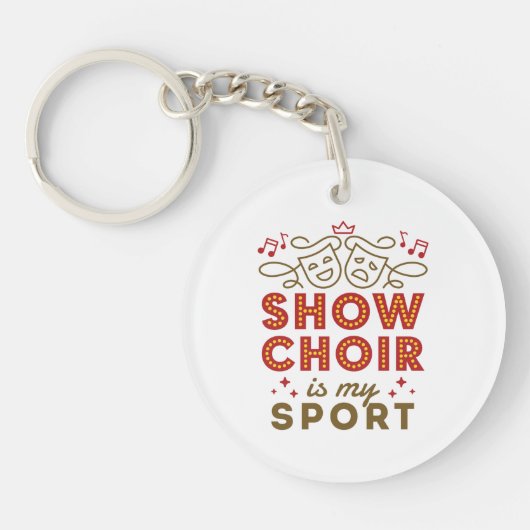 Show Choir is mijn sport Sleutelhanger (Voorkant)