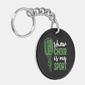 Show Choir is mijn sport Sleutelhanger (Voorkant Links)