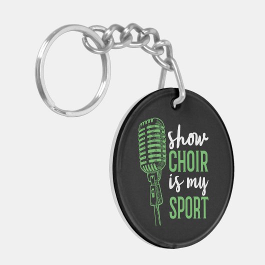 Show Choir is mijn sport Sleutelhanger (Voorkant Links)