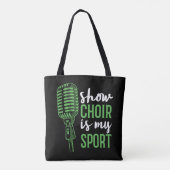 Show Choir is mijn sport Tote Bag (Achterkant)
