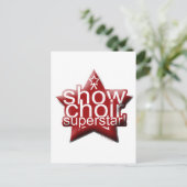 Show Choir Superstar! Briefkaart (Staand voorkant)