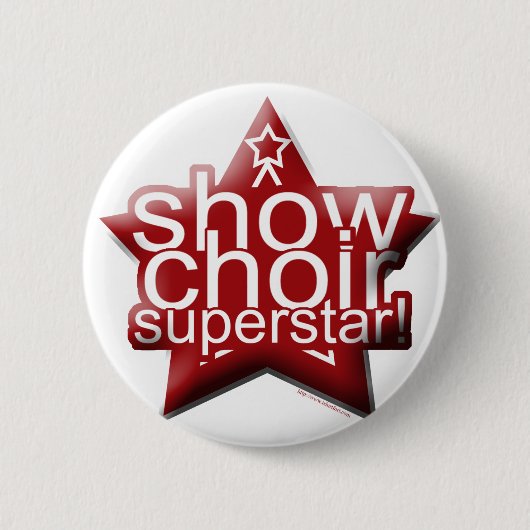 Show Choir Superstar! Ronde Button 5,7 Cm (Voorkant)