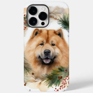 Show Christmas Wreath Feestelijke Pup Case-Mate iPhone 14 Pro Max Hoesje