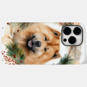 Show Christmas Wreath Feestelijke Pup Case-Mate iPhone Case (Achterkant (horizontaal))