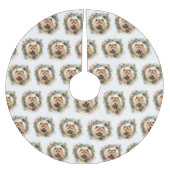 Show Christmas Wreath Feestelijke Pup Kerstboom Rok (Voorkant)