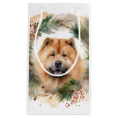 Show Christmas Wreath Feestelijke Pup Klein Cadeauzakje (Voorkant)