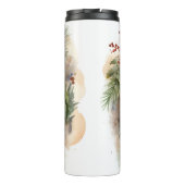 Show Christmas Wreath Feestelijke Pup Thermosbeker (Achterkant)