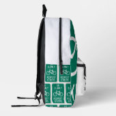 show concern for cyclists bedrukte rugzak (Links)