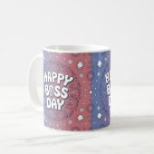 Show Dankbaarheid: Creative Boss Day Patterns en Q Koffiemok (Voorkant links)