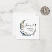 Show dankbaarheid en waardering met dank notitiekaartje (Voorkant / Achterkant in situ)