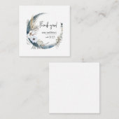 Show dankbaarheid en waardering met dank notitiekaartje (Voorkant / Achterkant)