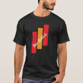 Show dankbaarheid minimalistisch ontwerp t-shirt (Voorkant)