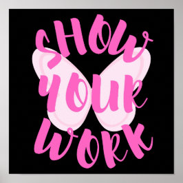 Show dat je vlinder werkt poster