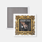 "Show Dog" magneet om uw koelkast te verbeteren (Voorkant / Achterkant)