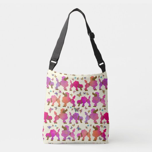 Show Dogs klaargemaakt en klaar om te pronken bij  Crossbody Tas (Voorkant)