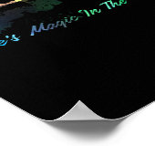 Show een beetje geloof Er is 's nachts een Magie. Poster (Hoek)